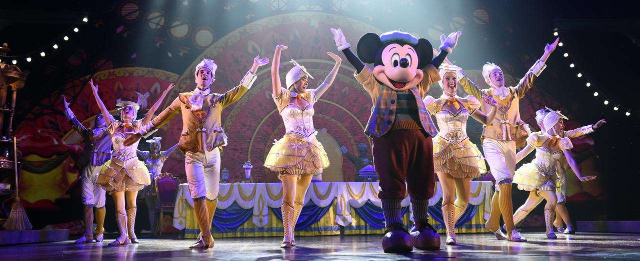 La Belle et la Bête scène in Mickey and the Magician